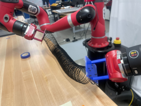 End-Effector Design for Slinky Manipulation