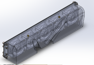FSAE Outlet Fan + Cooling Duct CAD